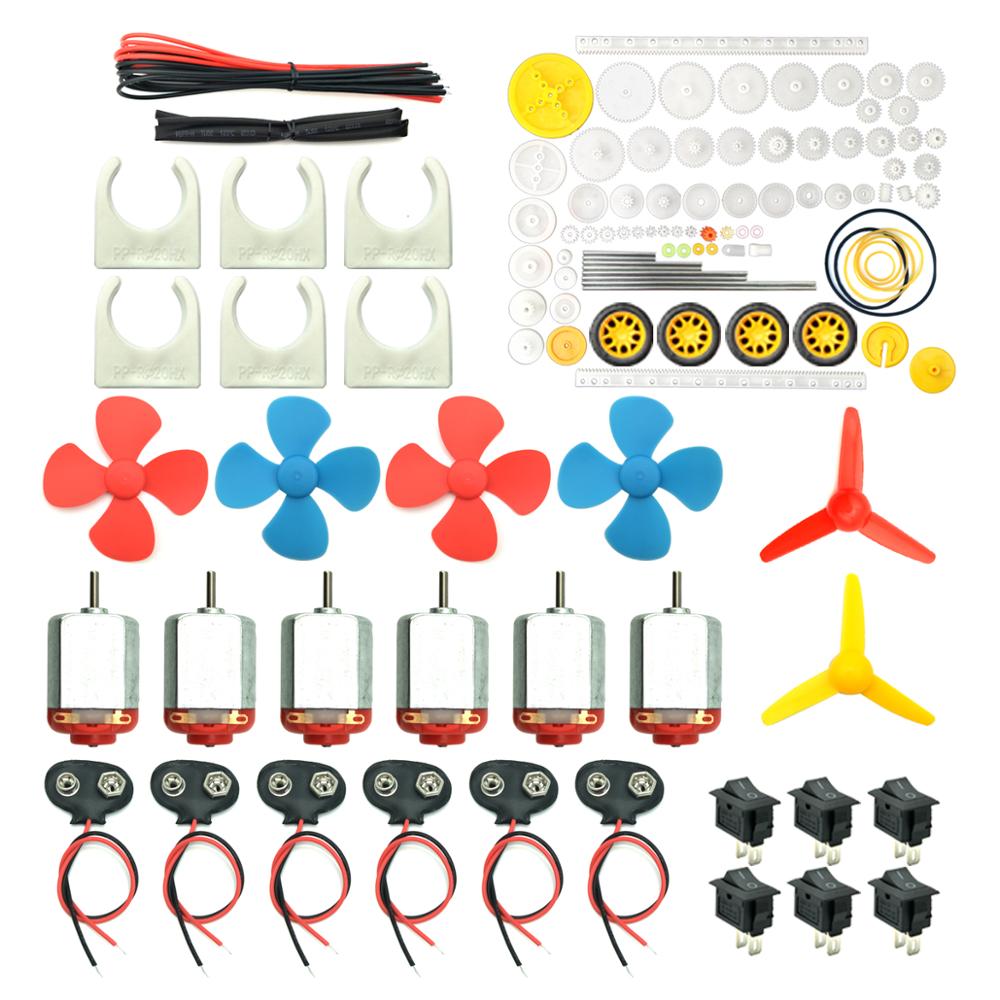 6 Set Motors Kit, Mini Electri - Science Hobby Kit avaliação e preço