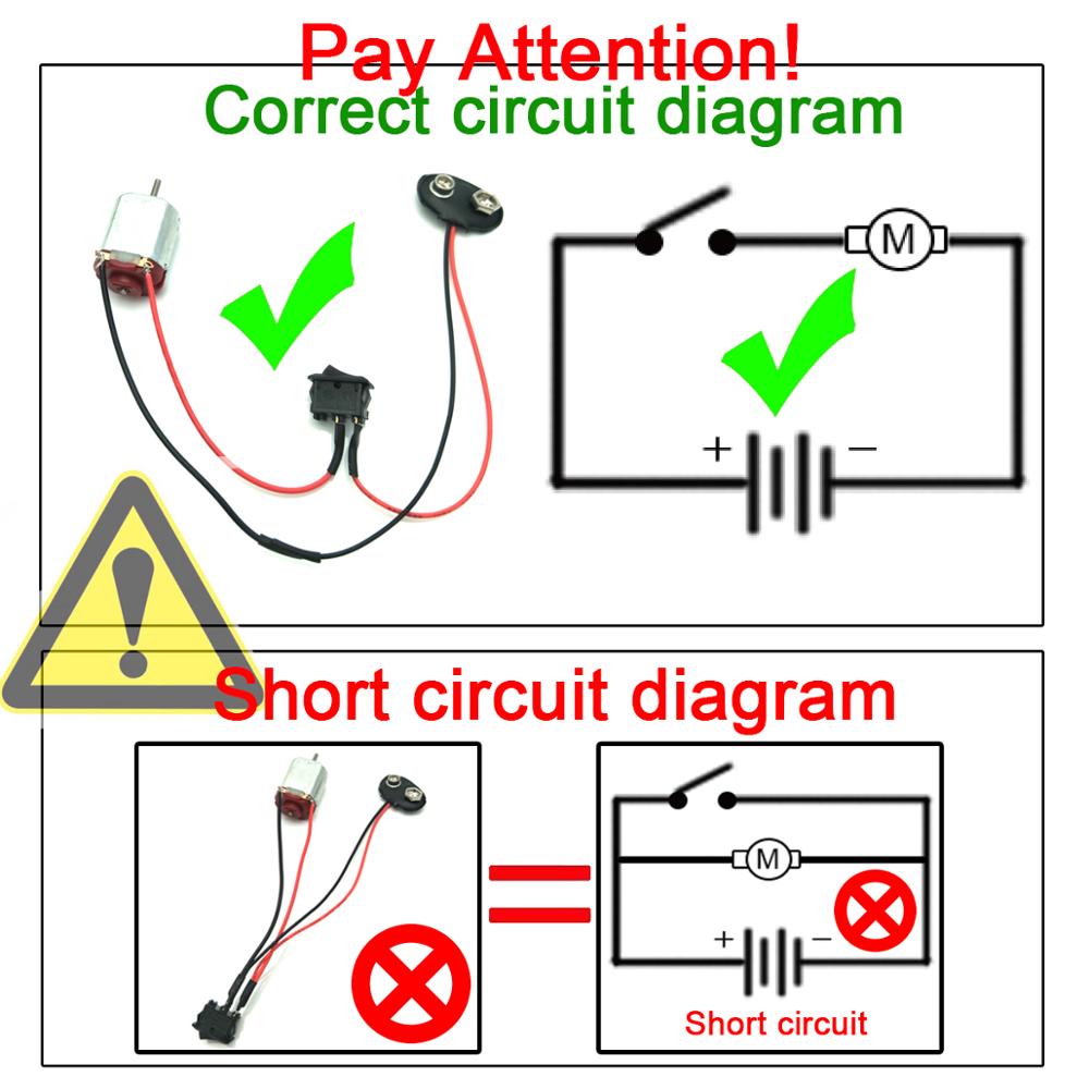 6 Set Motors Kit, Mini Electri - Science Hobby Kit avaliação e preço