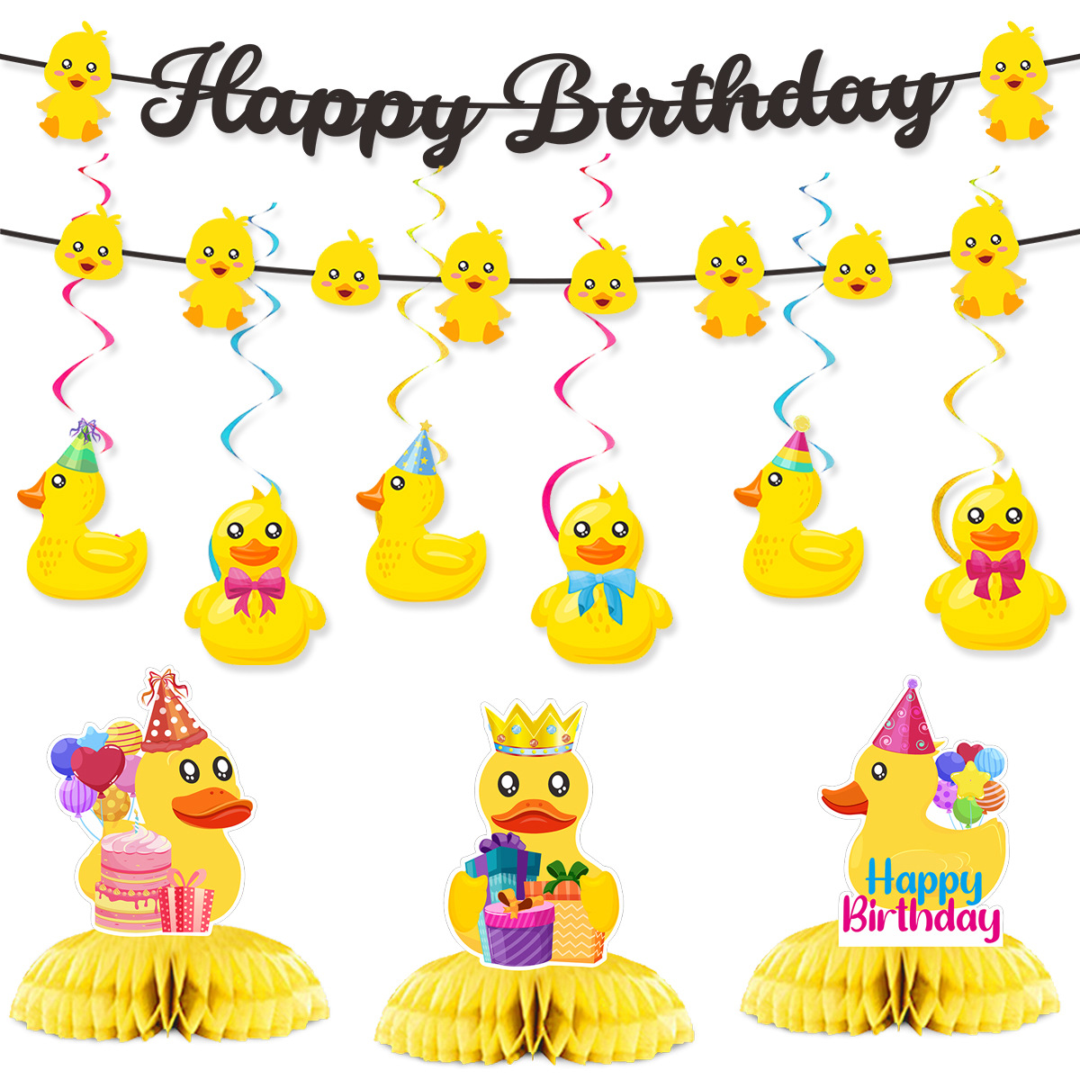 Cute Swim Duck Theme Happy Bir - Science Of Happiness avaliação e preço