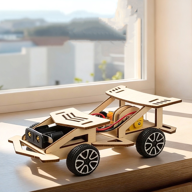 STEAM DIY Assembly Racing Car  - Science Hobby Kit avaliação e preço