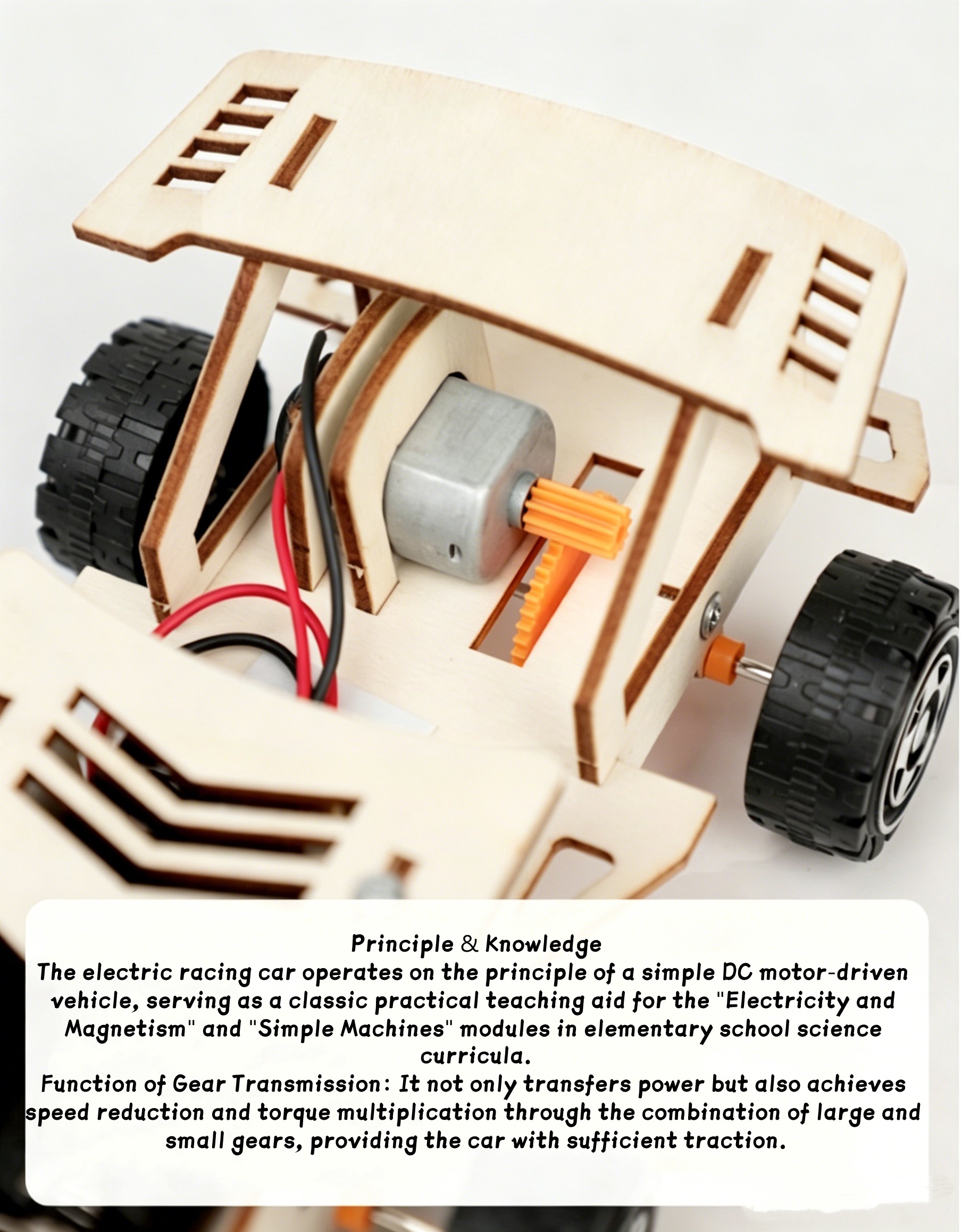 STEAM DIY Assembly Racing Car  - Science Hobby Kit avaliação e preço