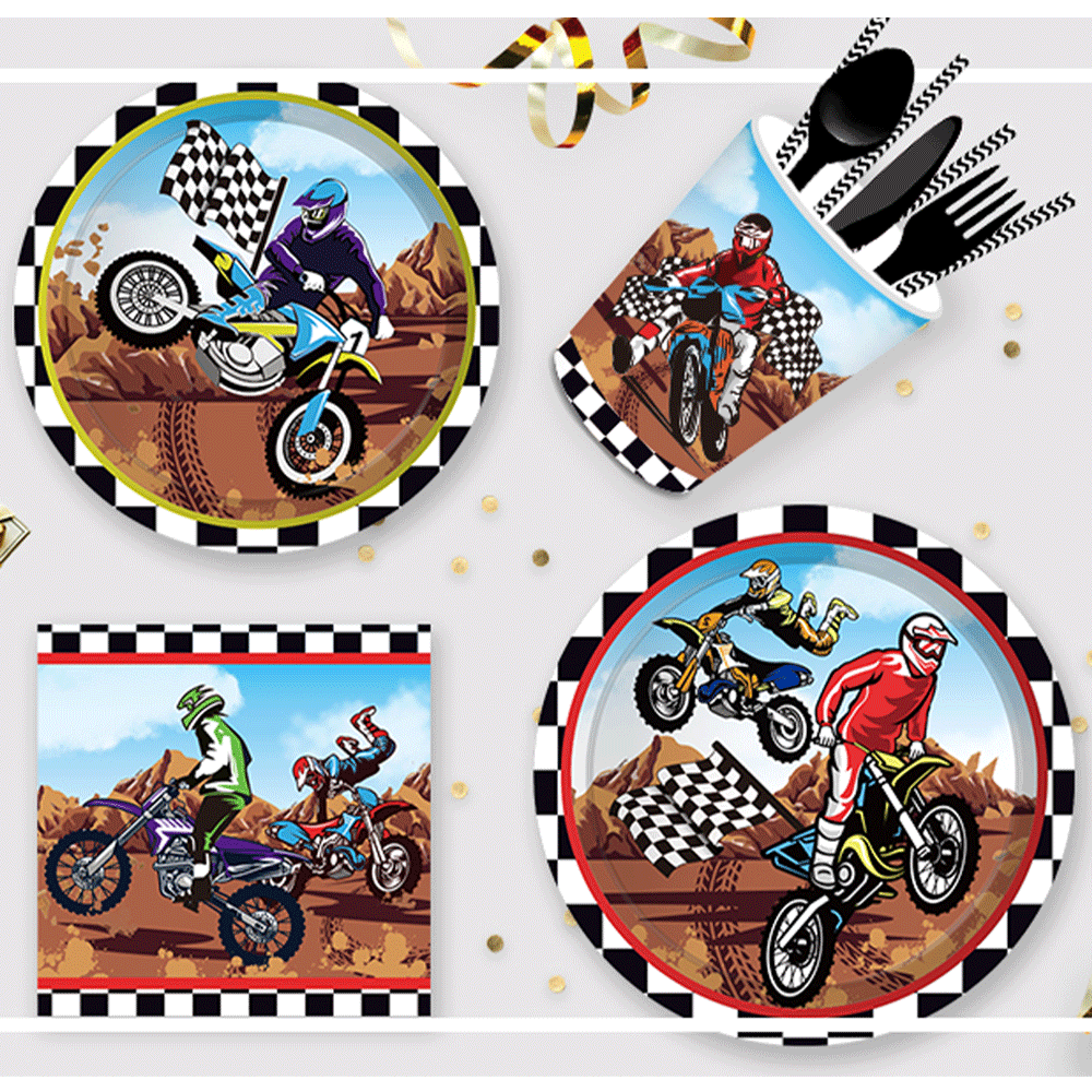 Motorcycle Theme Happy Birthda - Science Of Happiness avaliação e preço