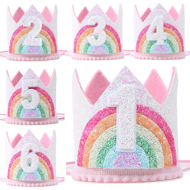 Felt Rainbow Theme Birthday Pa - Science Of Happiness avaliação e preço