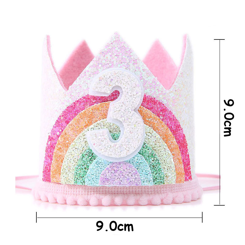 Felt Rainbow Theme Birthday Pa - Science Of Happiness avaliação e preço