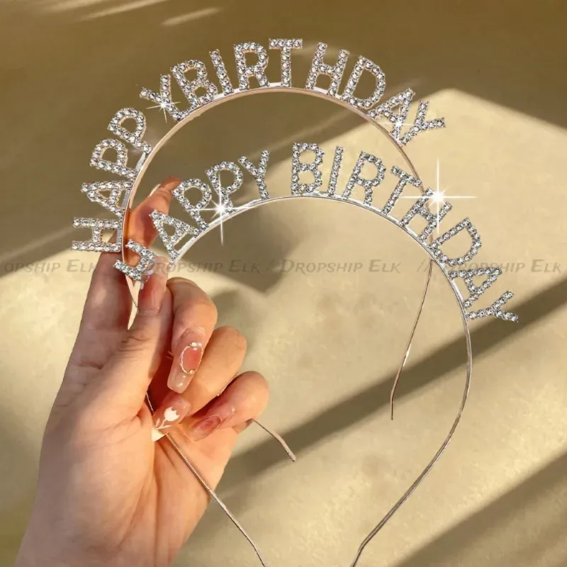 Birthday Rhinestone Crowns Hai - Science Of Happiness avaliação e preço