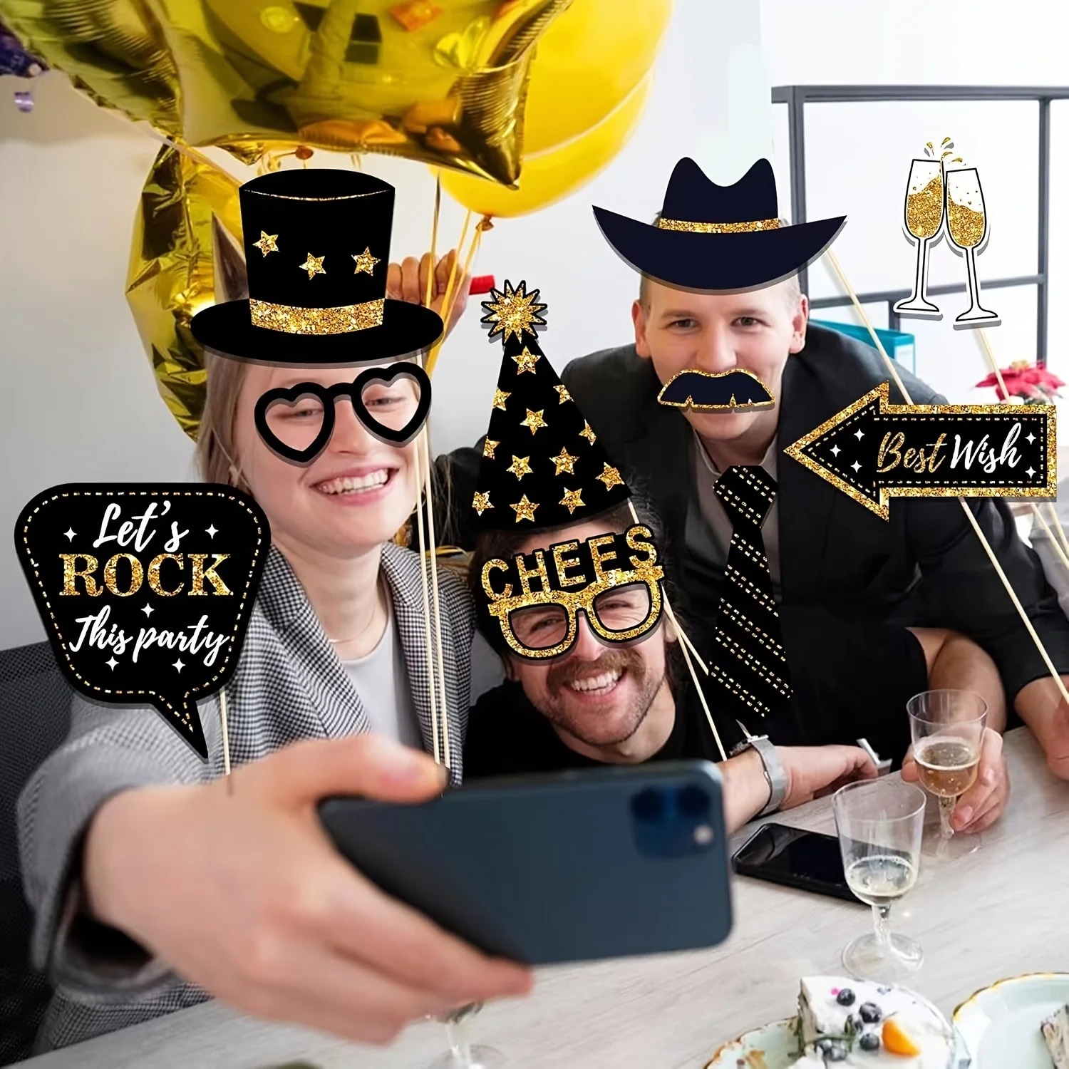 36pcs of Birthday Photo Booth  - Science Of Happiness avaliação e preço