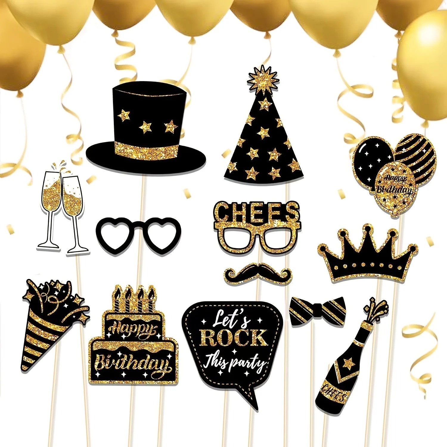 36pcs of Birthday Photo Booth  - Science Of Happiness avaliação e preço