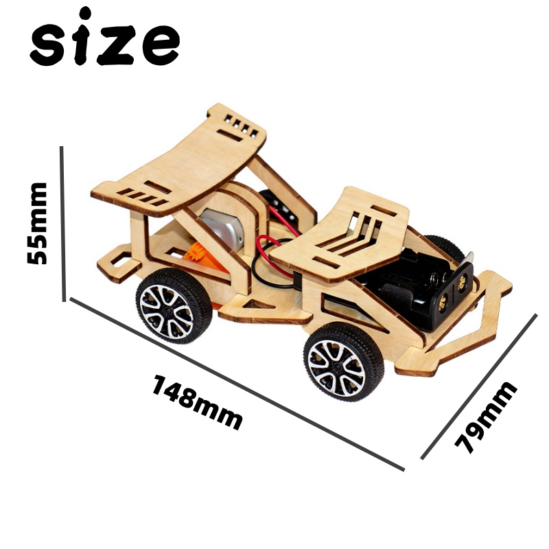 DIY Assembly Racing Car Small  - Science Hobby Kit avaliação e preço