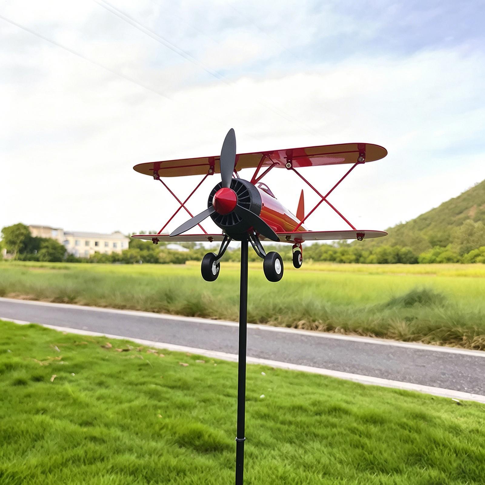 Airplane Weathervane Metal Win - Anemometer Wind Speed avaliação e preço