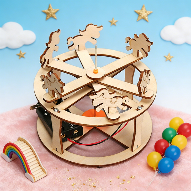 HUAHUABuild Your Own Carousel  - Science Toy avaliação e preço