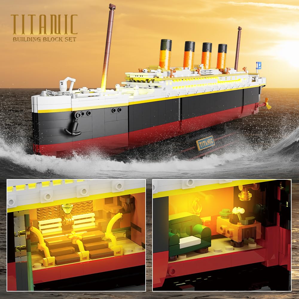 Titanic Building Set with LED- - Science Olympiad avaliação e preço