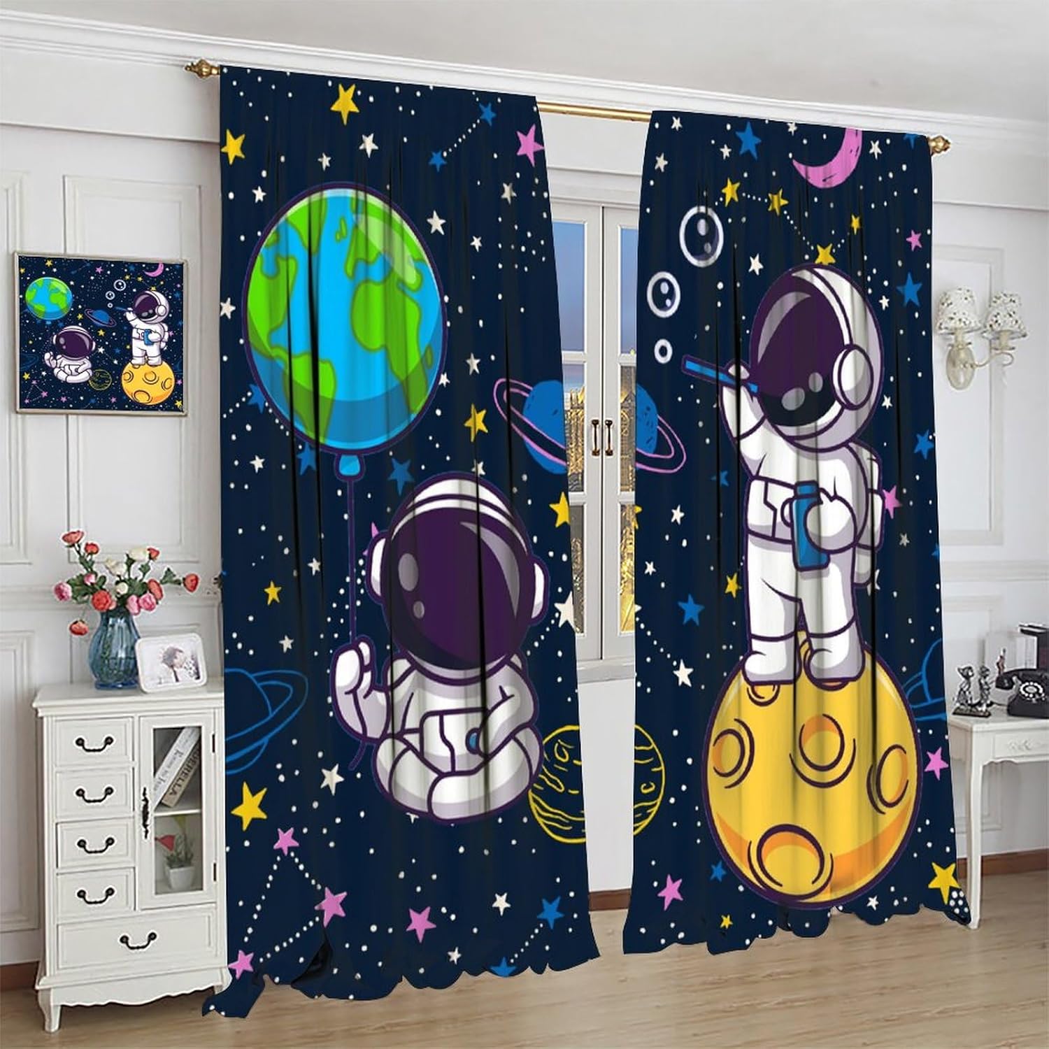 Outer Space Astronaut Galaxy C - Science Nursery avaliação e preço