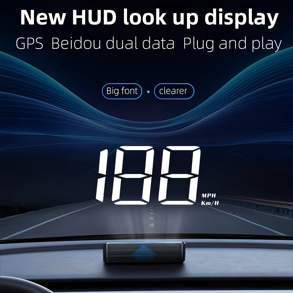 Universal Car Speedometer HUD  - Anemometer Wind Speed avaliação e preço