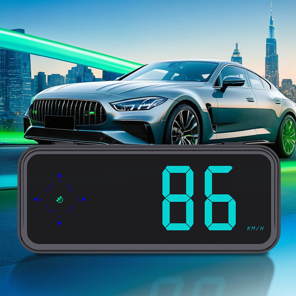 GPS Digital Speedometer Car He - Anemometer Wind Speed avaliação e preço
