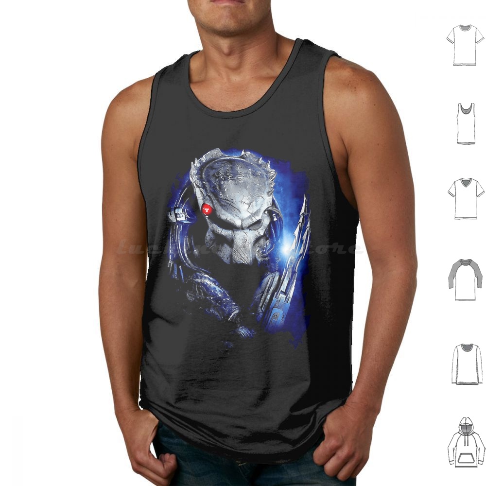 The-Blue Tank Tops Vest Sleeve - Science Hunter avaliação e preço