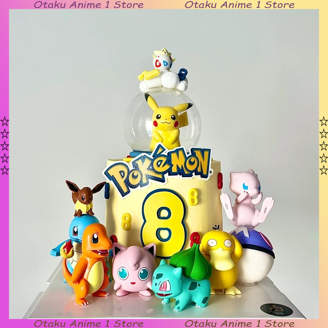 13PCS/SET Pikachu Cake Topper  - Science Of Happiness avaliação e preço