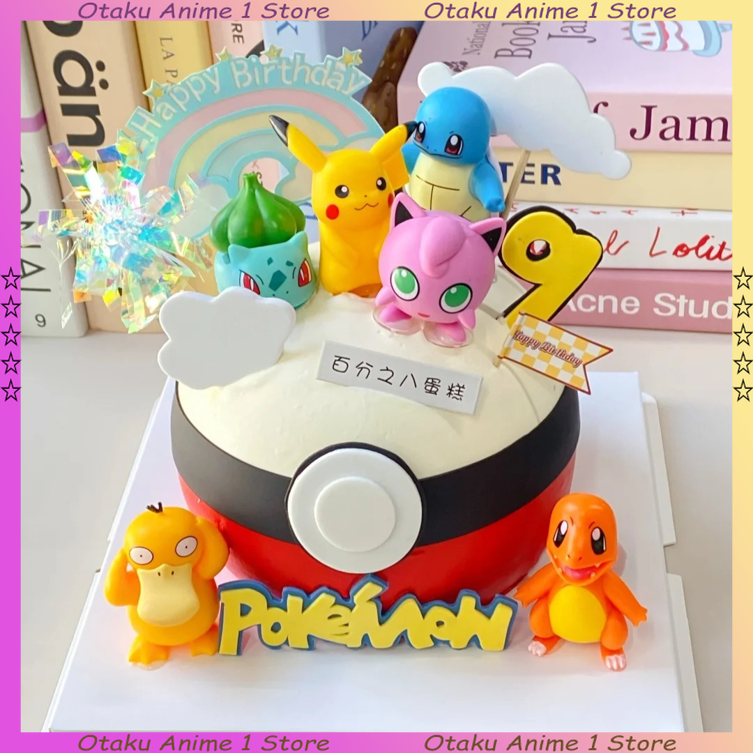 13PCS/SET Pikachu Cake Topper  - Science Of Happiness avaliação e preço