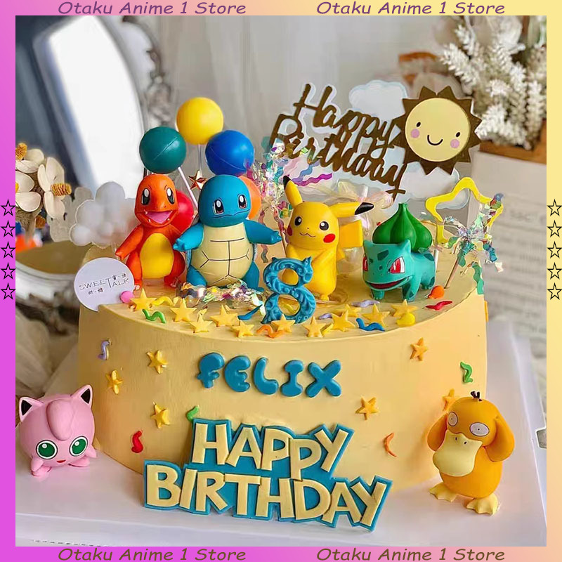 13PCS/SET Pikachu Cake Topper  - Science Of Happiness avaliação e preço