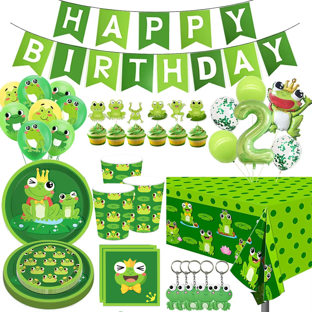 Frog Birthday Party Decoration - Science Of Happiness avaliação e preço